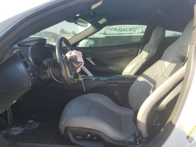 1G1YB2D7XK5115266 - 2019 CHEVROLET CORVETTE STINGRAY 1LT WHITE photo 7