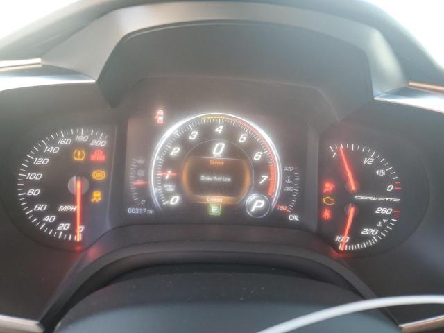 1G1YB2D7XK5115266 - 2019 CHEVROLET CORVETTE STINGRAY 1LT WHITE photo 9