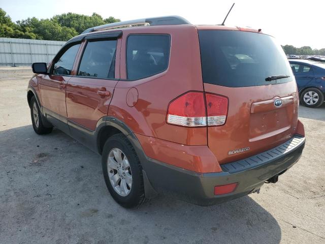 KNDJJ741395022233 - 2009 KIA BORREGO LX ORANGE photo 2