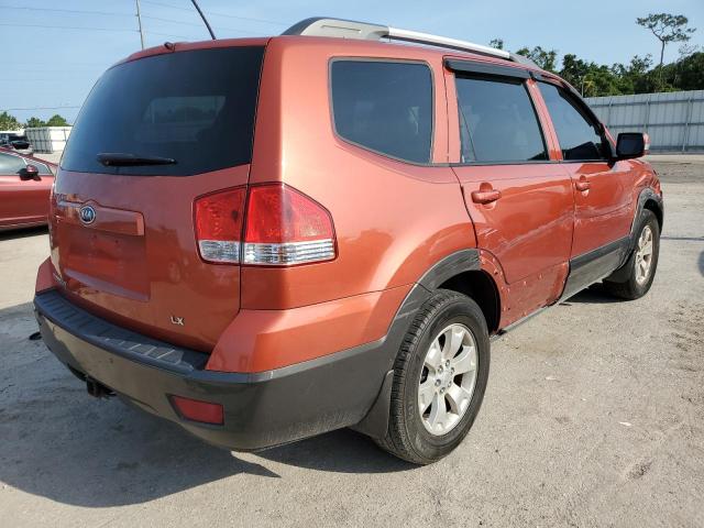 KNDJJ741395022233 - 2009 KIA BORREGO LX ORANGE photo 3