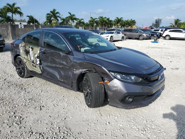 2HGFC2F88KH591138 - 2019 HONDA CIVIC SPORT 灰色 照片 4