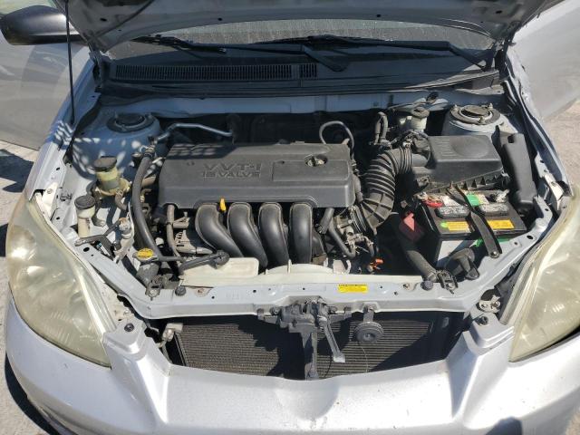2T1KR32E77C643020 - 2007 TOYOTA COROLLA MA XR SILVER photo 11