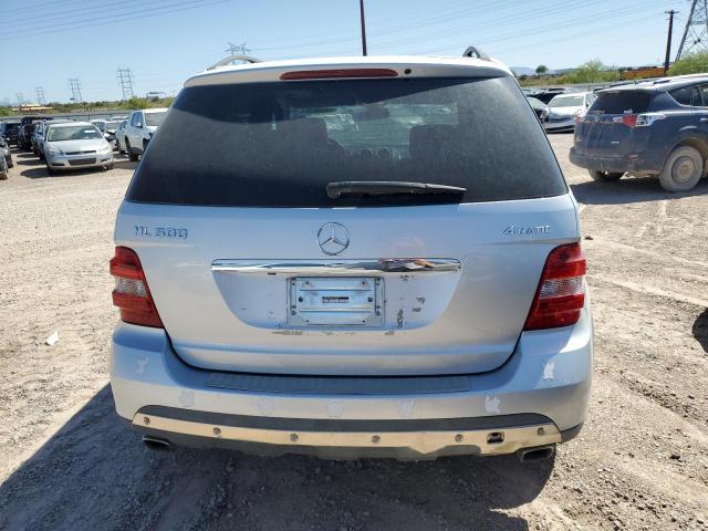 4JGBB75E77A206528 - 2007 MERCEDES-BENZ ML 500 SILVER photo 6