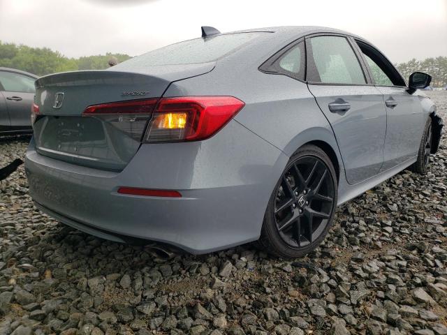 2HGFE2F52PH535512 - 2023 HONDA CIVIC SPORT ტურკოუსი ფოტო 3