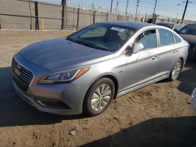 KMHE24L12GA011223 - 2016 HYUNDAI SONATA HYBRID GRAY photo 1