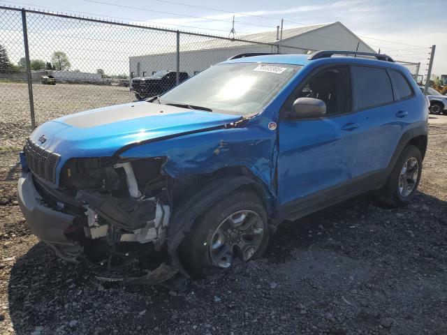 1C4PJMBX9KD393862 - 2019 JEEP CHEROKEE TRAILHAWK BLUE photo 1