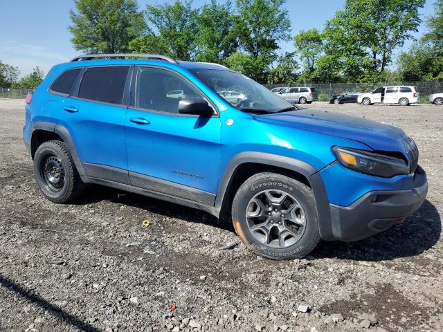 1C4PJMBX9KD393862 - 2019 JEEP CHEROKEE TRAILHAWK BLUE photo 4