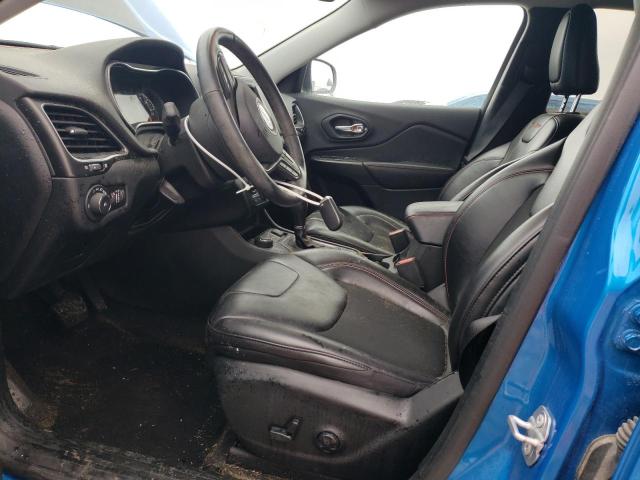 1C4PJMBX9KD393862 - 2019 JEEP CHEROKEE TRAILHAWK BLUE photo 7