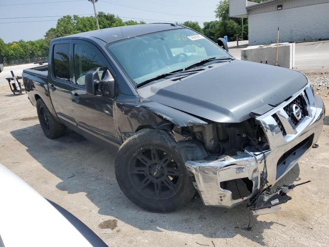 1N6AA0EC4CN307180 - 2012 NISSAN TITAN S GRAY photo 4