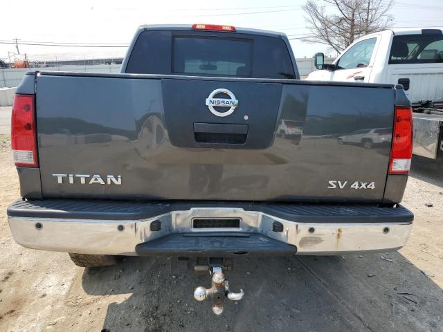 1N6AA0EC4CN307180 - 2012 NISSAN TITAN S GRAY photo 6