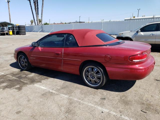 3C3EL55H6VT529900 - 1997 CHRYSLER SEBRING JXI BURGUNDY photo 2