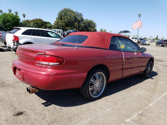 3C3EL55H6VT529900 - 1997 CHRYSLER SEBRING JXI BURGUNDY photo 3