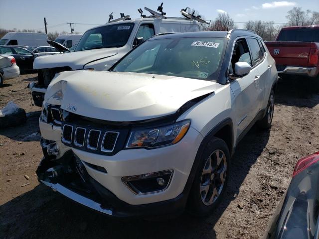 3C4NJDCB0JT399259 - 2018 JEEP COMPASS LIMITED WHITE photo 2