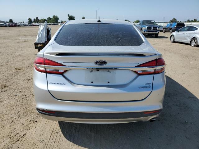 3FA6P0LU3JR242292 - 2018 FORD FUSION SE HYBRID SILVER photo 6