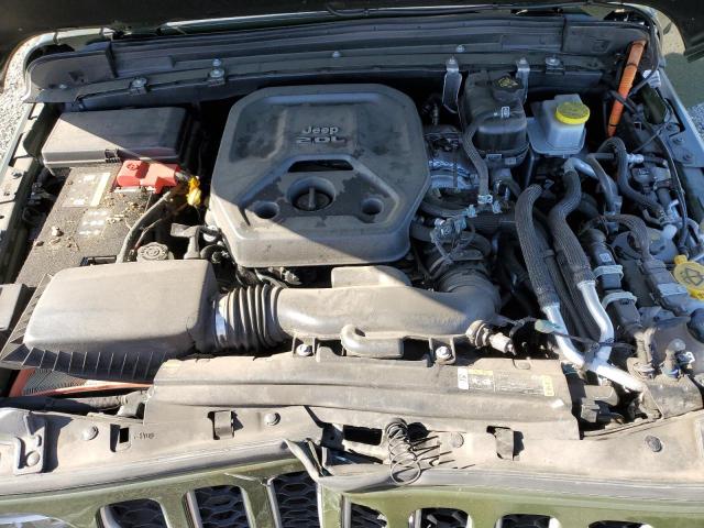 1C4JJXP66MW745052 - 2021 JEEP WRANGLER U SAHARA 4XE GREEN photo 11