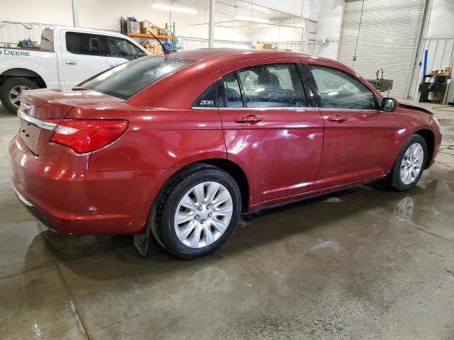 1C3CCBAB2DN646752 - 2013 CHRYSLER 200 LX RED photo 3