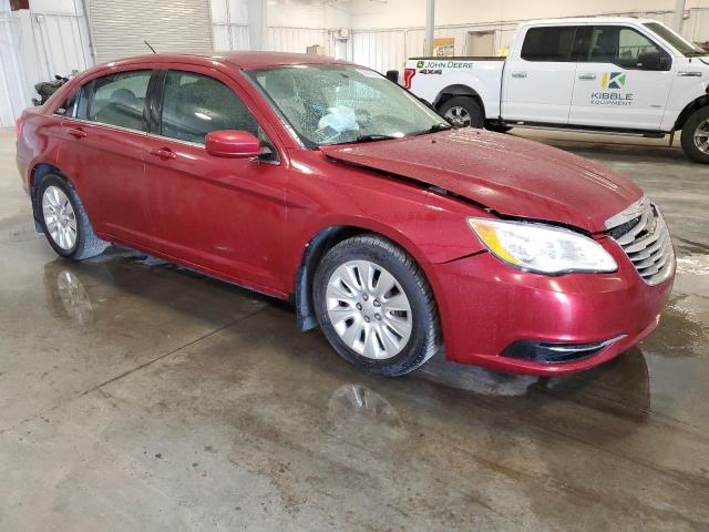 1C3CCBAB2DN646752 - 2013 CHRYSLER 200 LX RED photo 4