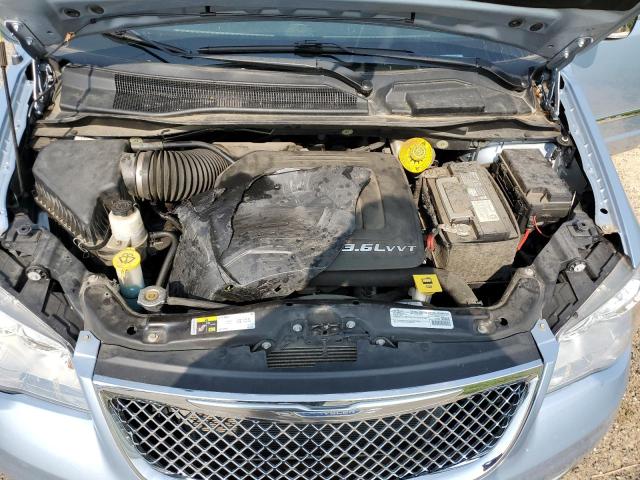 2C4RC1CG6GR215539 - 2016 CHRYSLER TOWN & COU TOURING L BLUE photo 12