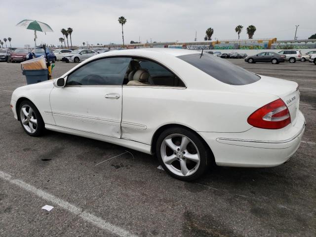 WDBTJ65J24F093734 - 2004 MERCEDES-BENZ CLK 320C WHITE photo 2