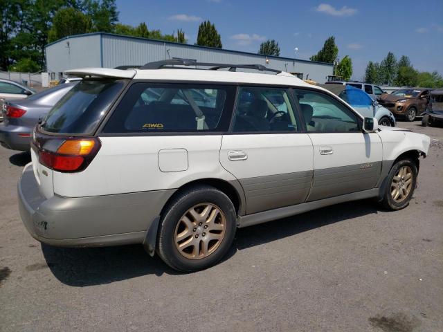4S3BH686717620415 - 2001 SUBARU LEGACY OUTBACK LIMITED WHITE photo 3