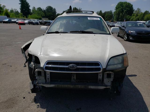 4S3BH686717620415 - 2001 SUBARU LEGACY OUTBACK LIMITED WHITE photo 5