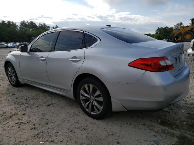 JN1BY1AR1BM376855 - 2011 INFINITI M37 X SILVER photo 2