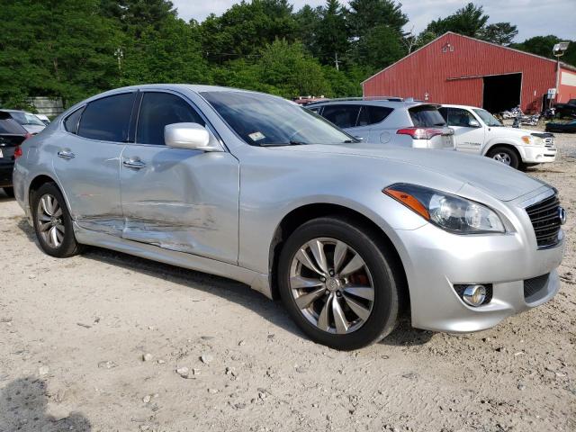 JN1BY1AR1BM376855 - 2011 INFINITI M37 X SILVER photo 4