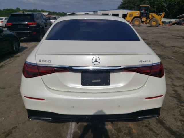 W1K6G7GB9MA051380 - 2021 MERCEDES-BENZ S 580 4MATIC WHITE photo 6