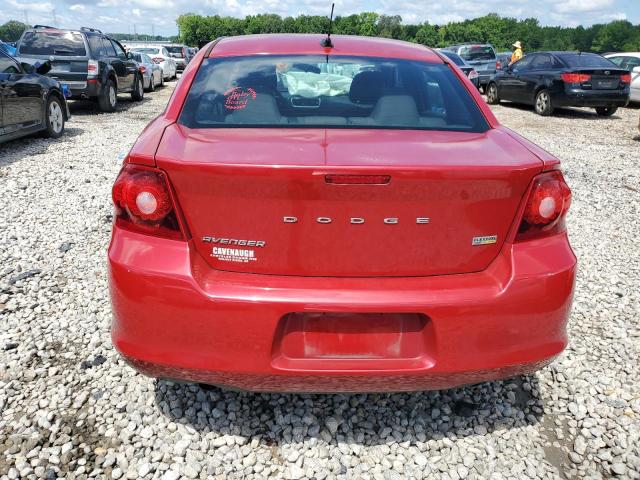 1C3CDZCG4DN687334 - 2013 DODGE AVENGER SXT RED photo 6