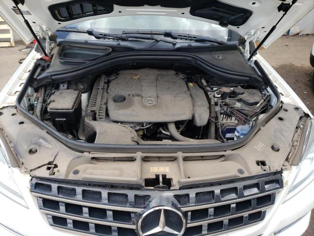 4JGDA5HB4FA511050 - 2015 MERCEDES-BENZ ML 350 4MATIC WHITE photo 12