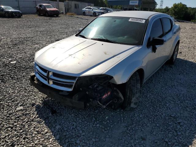 1B3BD4FB7BN616721 - 2011 DODGE AVENGER EXPRESS 银色 照片 2