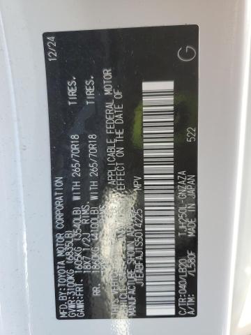 JTEABFAJ1S5014225 - 2025 TOYOTA LAND CRUIS BASE WHITE photo 14