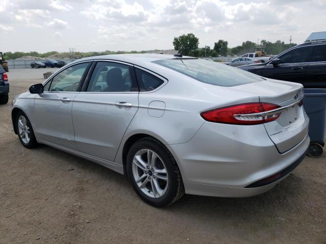 3FA6P0HD1JR186488 - 2018 FORD FUSION SE SILVER photo 2