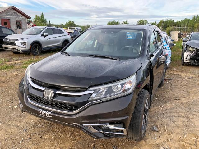 5J6RM4H94GL803919 - 2016 HONDA CR-V TOURING BLACK photo 2