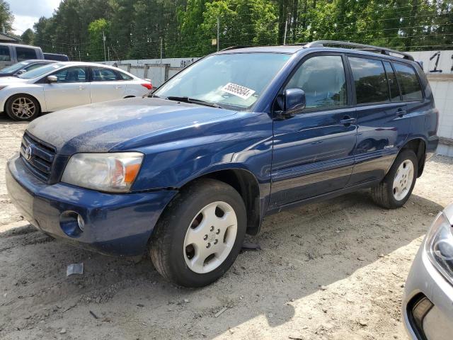 JTEEP21A560170945 - 2006 TOYOTA HIGHLANDER LIMITED BLUE photo 1