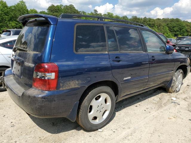 JTEEP21A560170945 - 2006 TOYOTA HIGHLANDER LIMITED BLUE photo 3