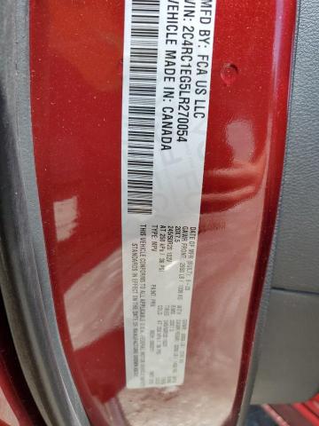 2C4RC1EG5LR270054 - 2020 CHRYSLER PACIFICA TOURING L PLUS RED photo 13