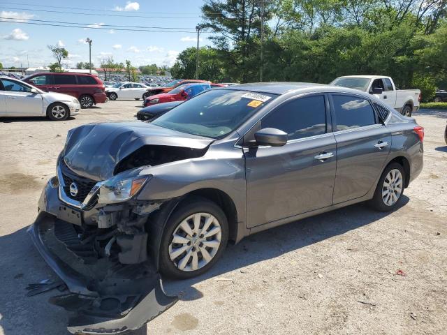 3N1AB7AP4JY337378 - 2018 NISSAN SENTRA S GRAY photo 1