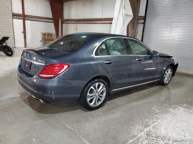 55SWF4KB6FU072022 - 2015 MERCURY C300 300 4MATIC GRAY photo 3