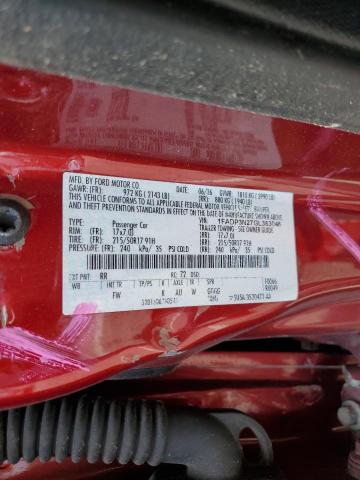 1FADP3N27GL363046 - 2016 FORD FOCUS TITANIUM RED photo 13