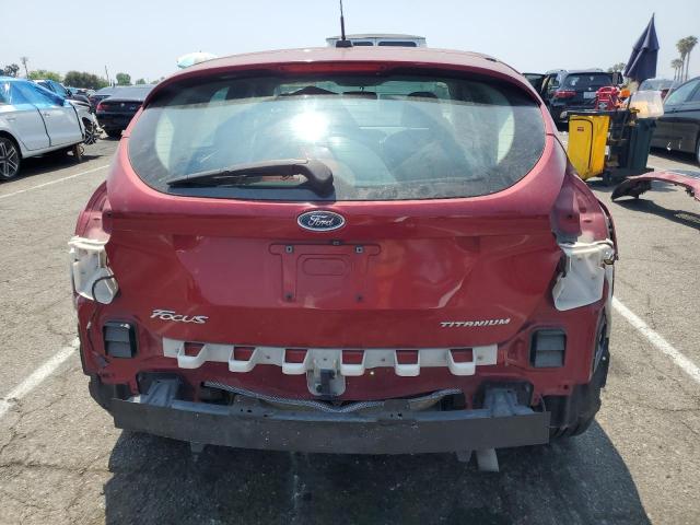 1FADP3N27GL363046 - 2016 FORD FOCUS TITANIUM RED photo 6