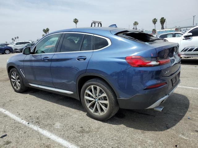 5UXUJ3C51KLG55987 - 2019 BMW X4 XDRIVE30I BLUE photo 2
