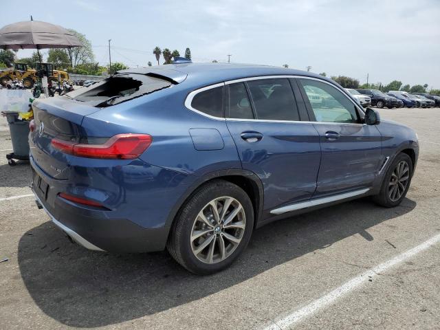 5UXUJ3C51KLG55987 - 2019 BMW X4 XDRIVE30I BLUE photo 3