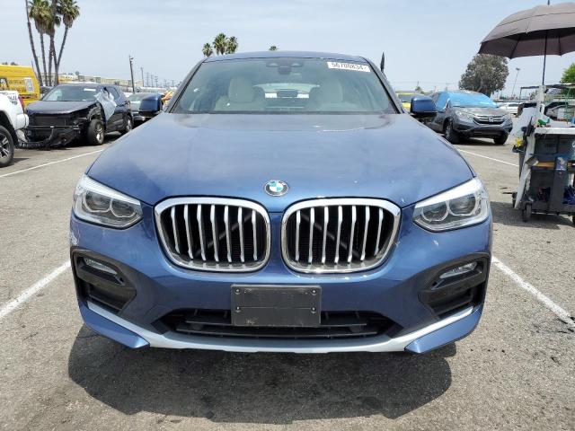 5UXUJ3C51KLG55987 - 2019 BMW X4 XDRIVE30I BLUE photo 5