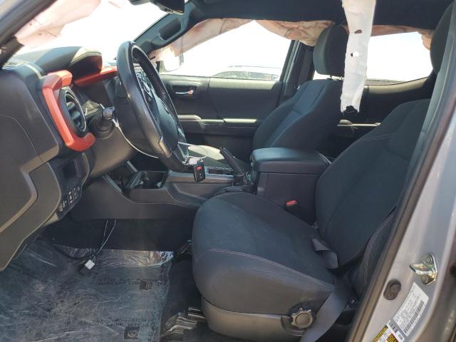 3TMCZ5AN1JM171686 - 2018 TOYOTA TACOMA DOUBLE CAB GRAY photo 7