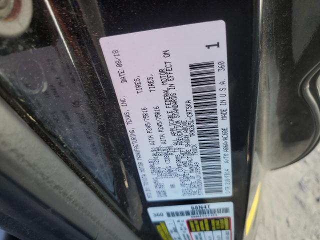 5TFRX5GNXJX129549 - 2018 TOYOTA TACOMA ACCESS CAB შავი ფოტო 12