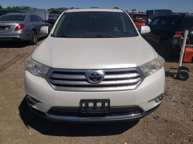 5TDDK3EH4BS066255 - 2011 TOYOTA HIGHLANDER LIMITED WHITE photo 5