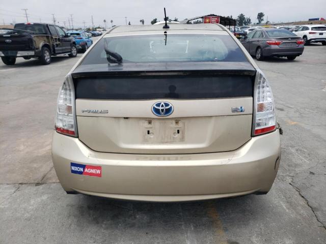 JTDKN3DU8A1302012 - 2010 TOYOTA PRIUS TAN photo 6