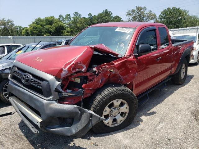 5TFTX4GN8DX022357 - 2013 TOYOTA TACOMA PRERUNNER ACCESS CAB RED photo 1