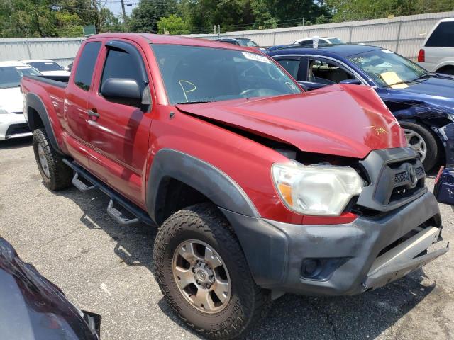 5TFTX4GN8DX022357 - 2013 TOYOTA TACOMA PRERUNNER ACCESS CAB RED photo 4